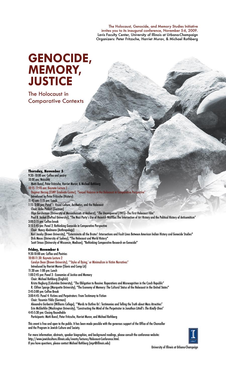 Conference: Genocide, Memory, Justice: The Holocaust In Comparative ...